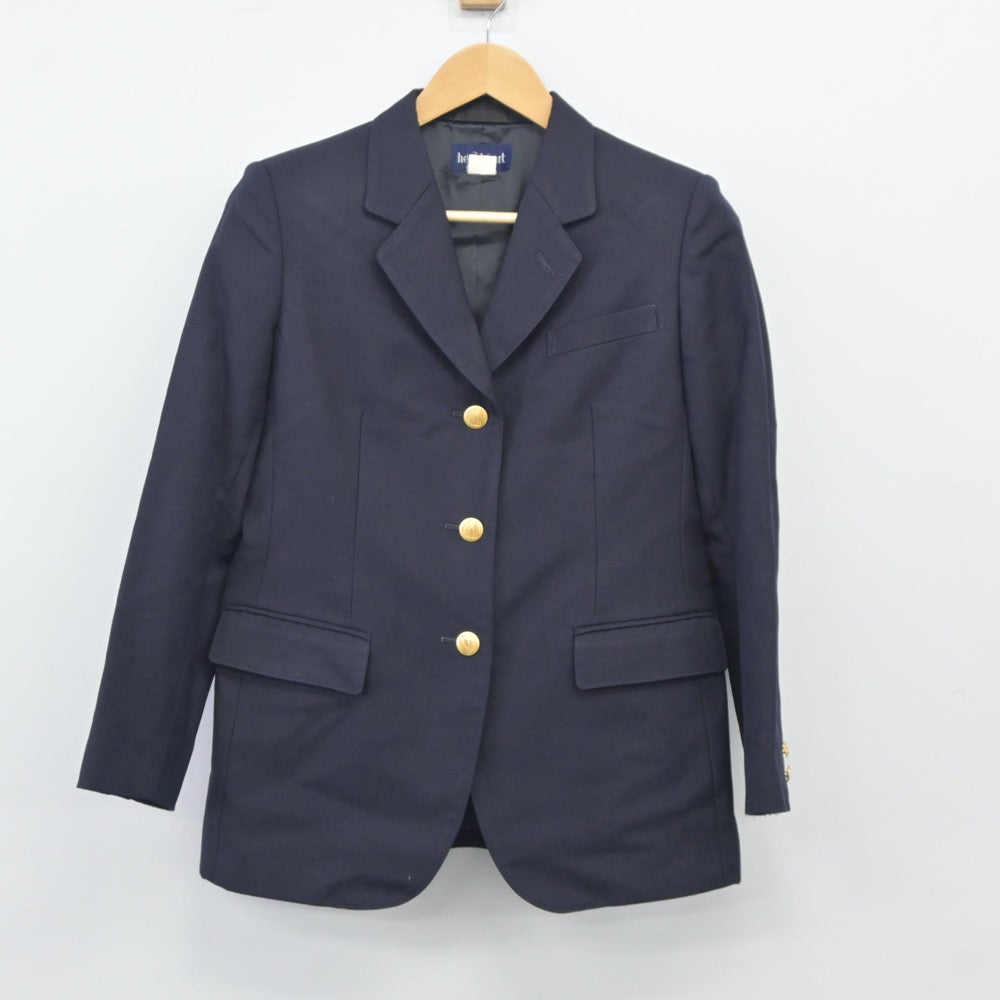 【中古】福島県 会津学鳳中学校 女子制服 4点（ブレザー・スカート）sf024294