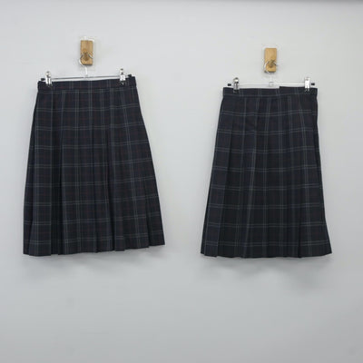 【中古】福島県 会津学鳳中学校 女子制服 4点（ブレザー・スカート）sf024294