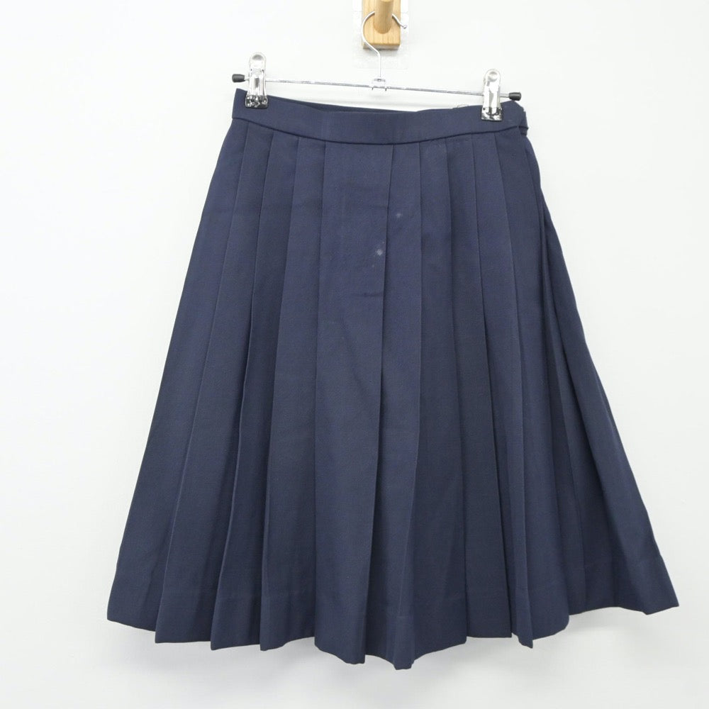 【中古】福島県 会津若松第二中学校 女子制服 3点（ブレザー・シャツ・スカート）sf024297