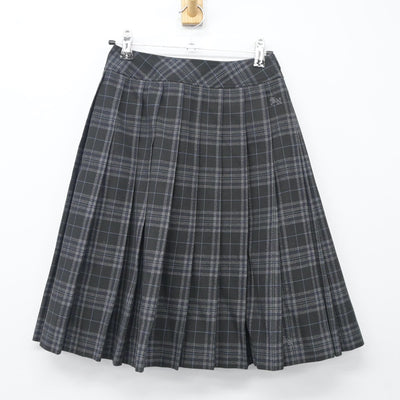 【中古】埼玉県 草加西高等学校 女子制服 3点（ブレザー・ニット・スカート）sf024299