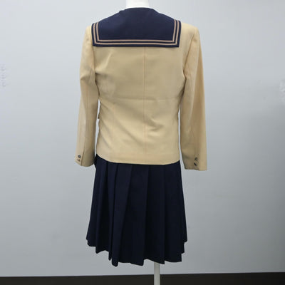 【中古】埼玉県 武蔵越生高等学校 女子制服 6点（ブレザー・セーラー服・スカート）sf024300