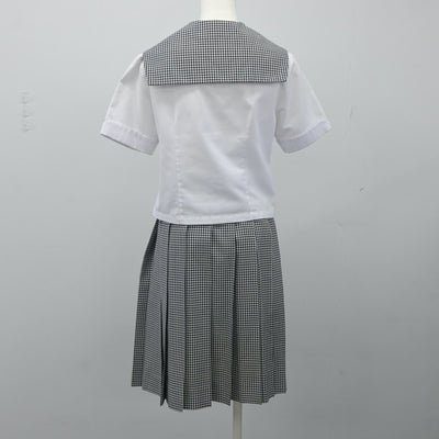 【中古】埼玉県 武蔵越生高等学校 女子制服 3点（セーラー服・スカート）sf024301