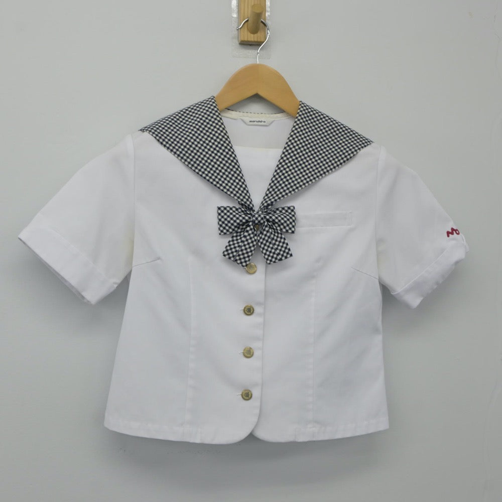 【中古】埼玉県 武蔵越生高等学校 女子制服 2点（セーラー服）sf024302