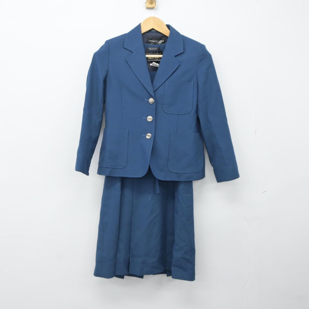 【中古】神奈川県 神明中学校 女子制服 2点（ブレザー・ジャンパースカート）sf024304