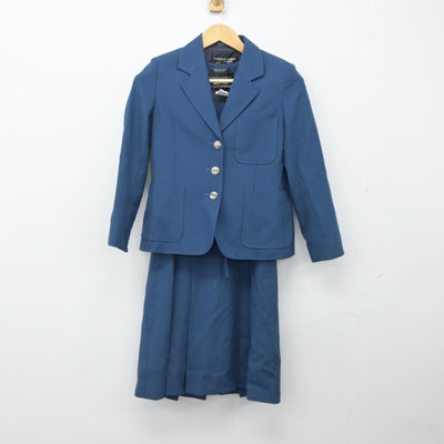 【中古】神奈川県 神明中学校 女子制服 2点（ブレザー・ジャンパースカート）sf024304