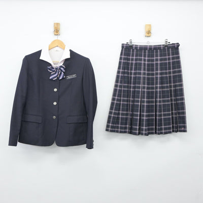 【中古】山口県 早鞆高等学校 女子制服 5点（ブレザー・シャツ・スカート）sf024310