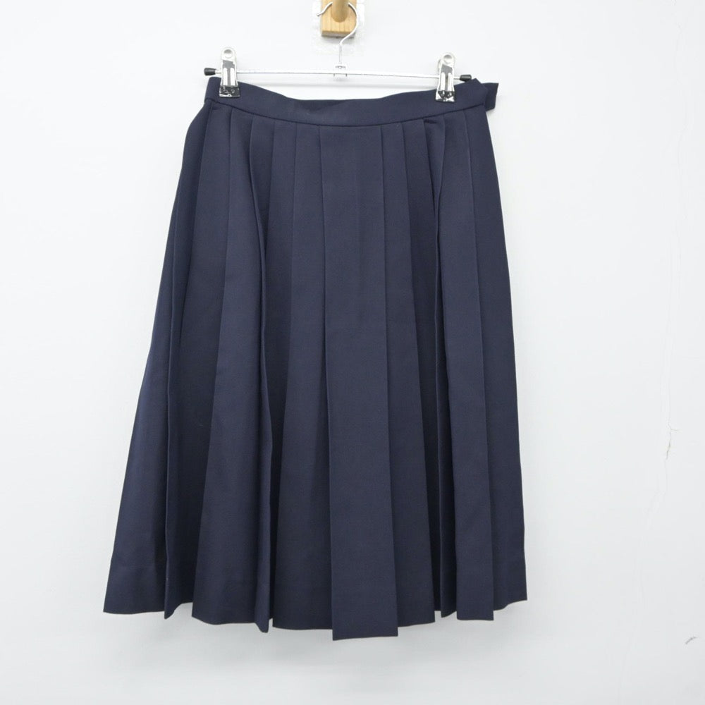 【中古】静岡県 日本体育大学 浜松日体高等学校 女子制服 2点（セーラー服・スカート）sf024317