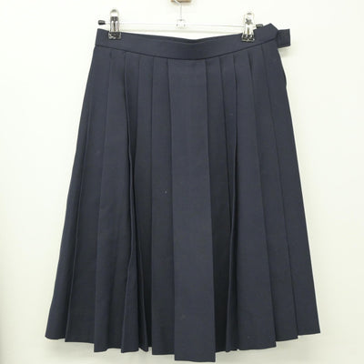 【中古】静岡県 日本体育大学 浜松日体高等学校 女子制服 2点（ニット・スカート）sf024318