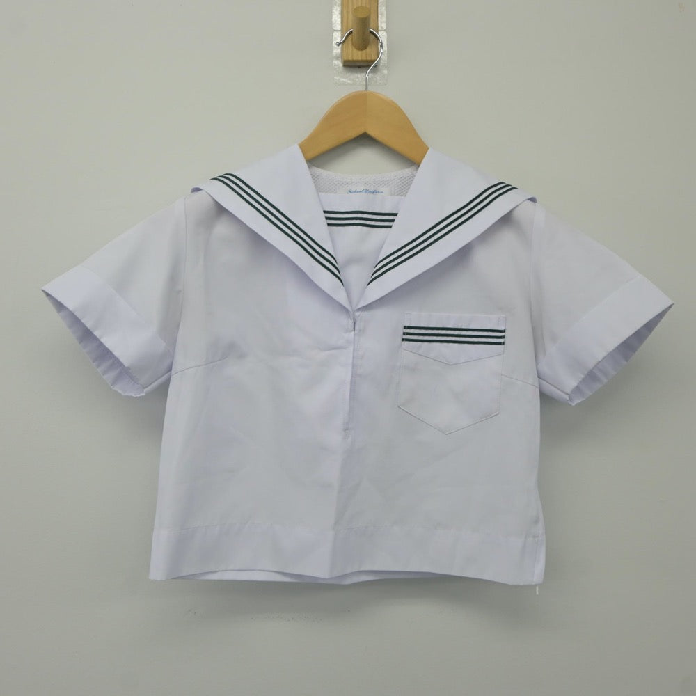 【中古】大阪府 道明寺中学校 女子制服 2点（セーラー服）sf024325