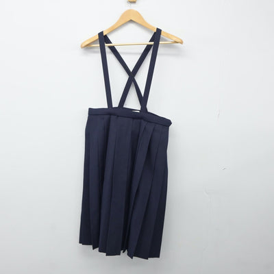 【中古】兵庫県 学文中学校 女子制服 3点（セーラー服・スカート）sf024335