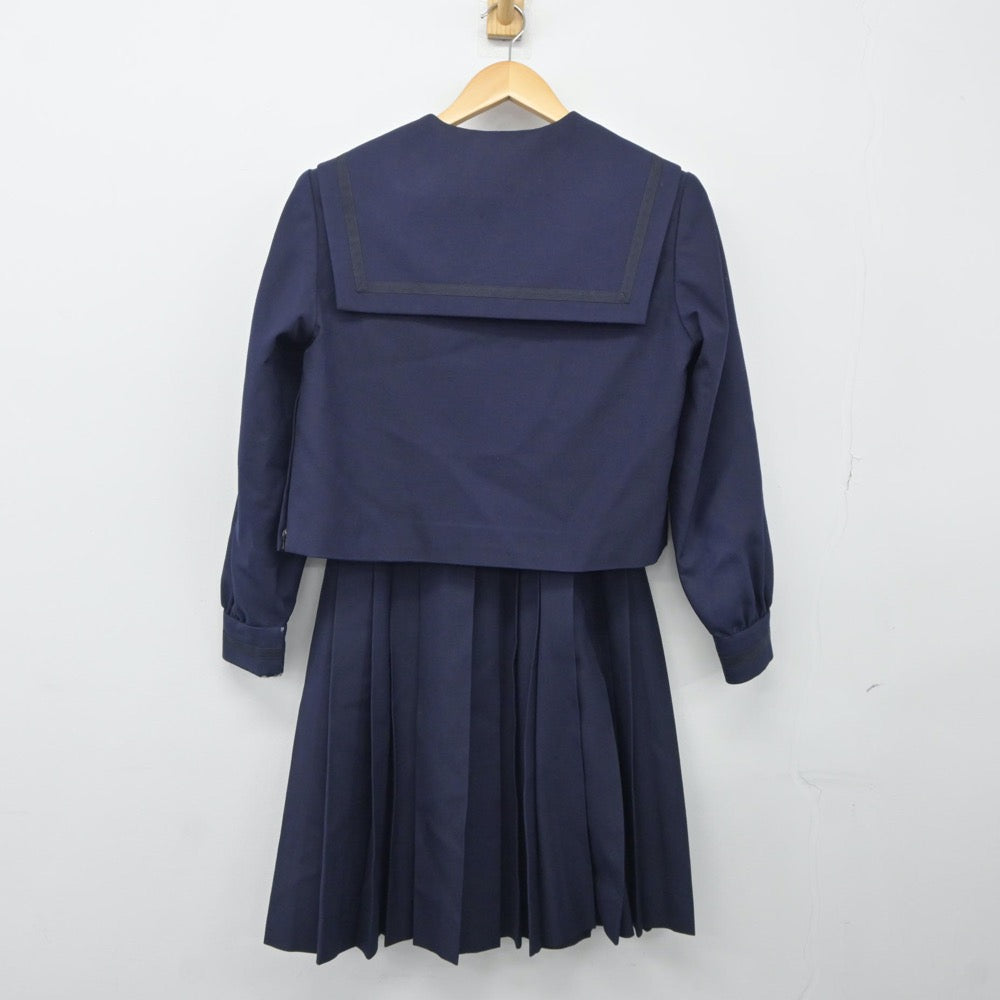 【中古】岩手県 盛岡商業高等学校 女子制服 2点（セーラー服・スカート）sf024341