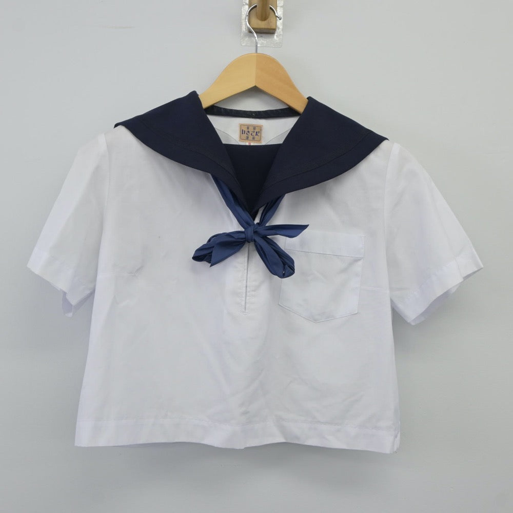 【中古】岩手県 盛岡商業高等学校 女子制服 3点（セーラー服）sf024342