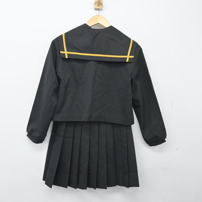 【中古】沖縄県 宜野座高等学校 女子制服 3点（セーラー服・スカート）sf024356