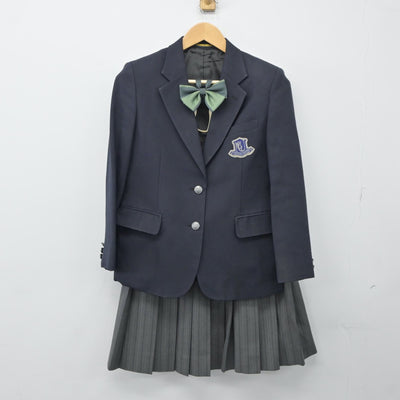 【中古】千葉県 浦安南高等学校 女子制服 4点（ブレザー・スカート）sf024372