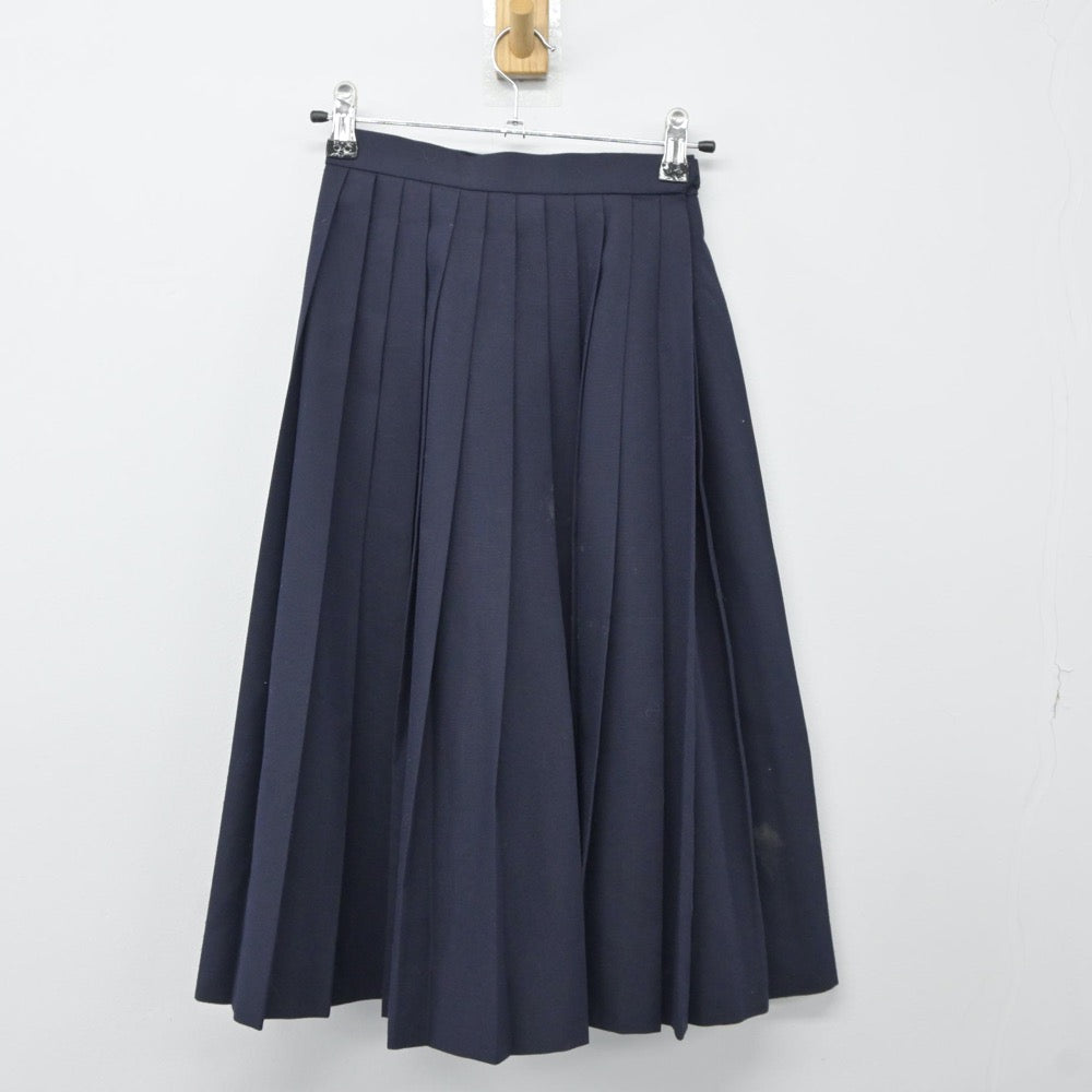 【中古】愛知県 八幡中学校 女子制服 2点（セーラー服・スカート）sf024379