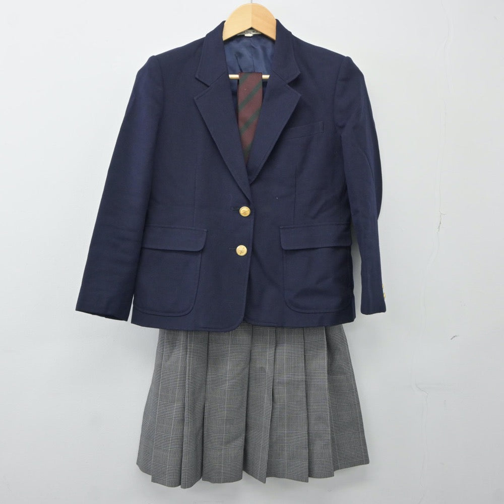 【中古】大阪府 近畿大学附属高等学校 女子制服 3点（ブレザー・スカート）sf024386