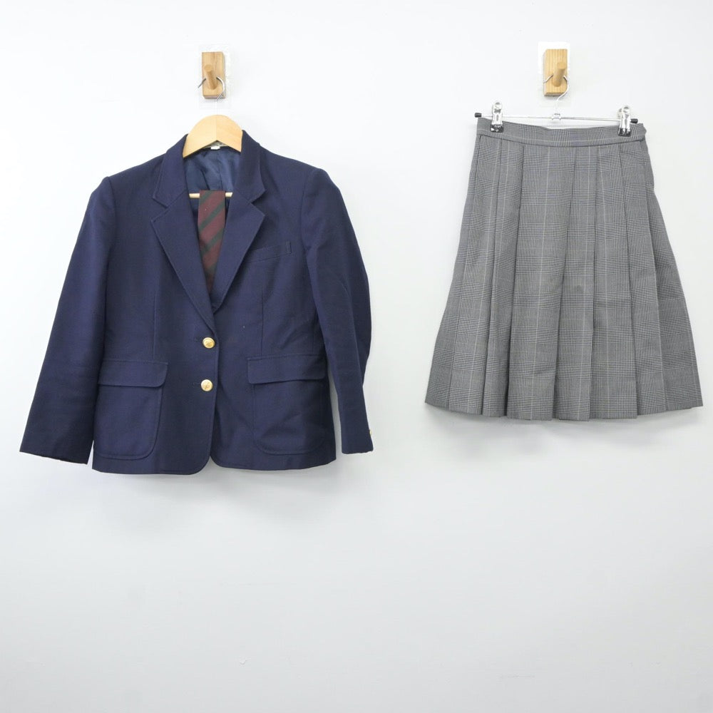 【中古】大阪府 近畿大学附属高等学校 女子制服 3点（ブレザー・スカート）sf024386