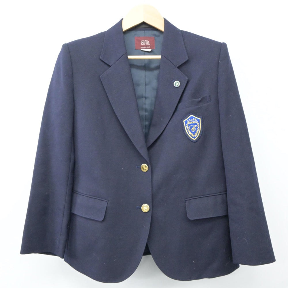 【中古】兵庫県 クラーク記念国際高等学校 女子制服 5点（ブレザー・スカート・スカート）sf024390