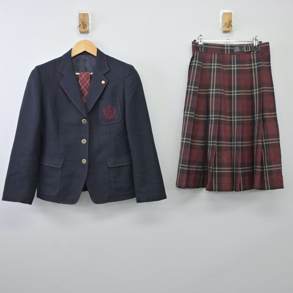 【中古】広島県 広陵高等学校 女子制服 5点（ブレザー・スカート）sf024393