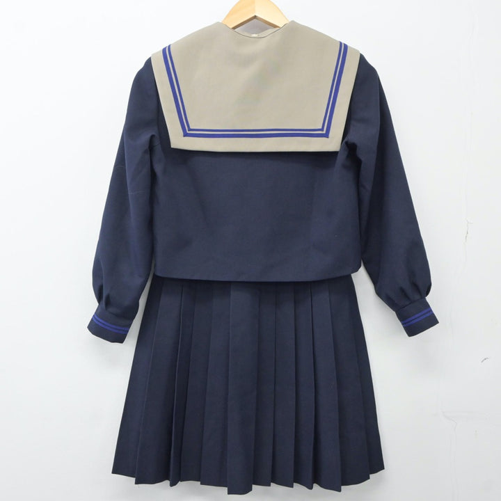 U1490/S1521(中古)群馬県 安中市立第二中学校 女子制服5点