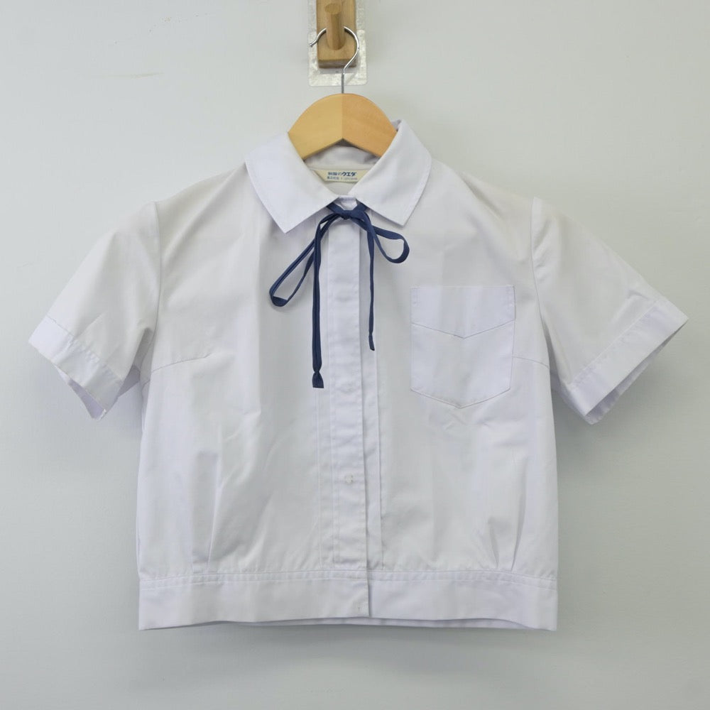 【中古】大阪府 八田荘中学校 女子制服 3点（シャツ・スカート）sf024396