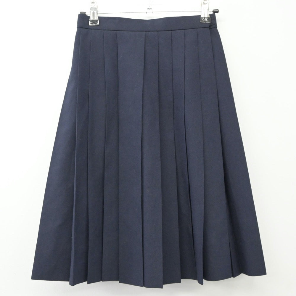 【中古】大阪府 八田荘中学校 女子制服 3点（シャツ・スカート）sf024396