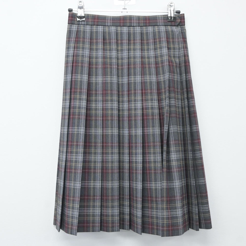 【中古】東京都 立川第五中学校 女子制服 3点（シャツ・ニットベスト・スカート）sf024400