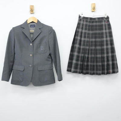 【中古】北海道 駒澤大学附属苫小牧高等学校 女子制服 2点（ブレザー・スカート）sf024401