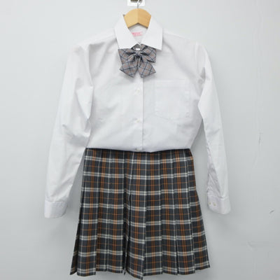 【中古】長野県 辰野高等学校 女子制服 3点（シャツ・スカート）sf024406