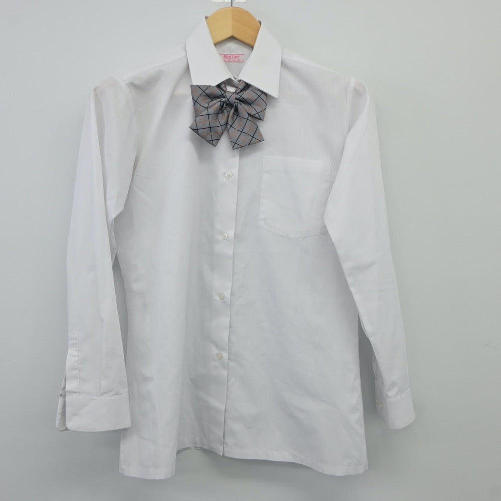 【中古】長野県 辰野高等学校 女子制服 3点（シャツ・スカート）sf024406