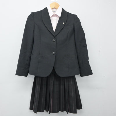 【中古】東京都 東洋女子高等学校 女子制服 4点（ブレザー・シャツ・スカート）sf024409