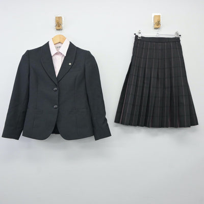 【中古】東京都 東洋女子高等学校 女子制服 4点（ブレザー・シャツ・スカート）sf024409