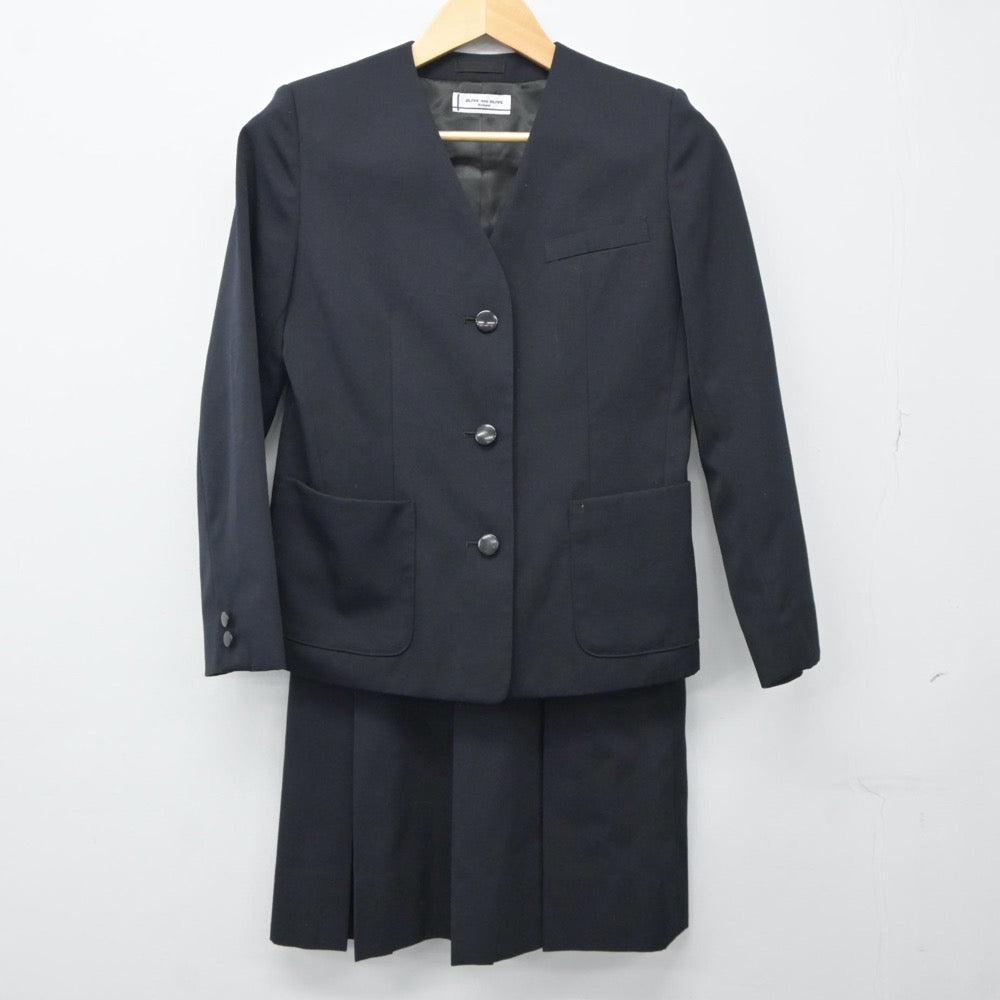 【中古】愛媛県 船木中学校 女子制服 2点（ブレザー・スカート）sf024410