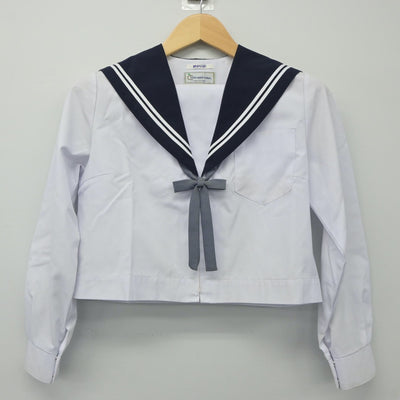 【中古】愛知県 鬼崎中学校 女子制服 3点（セーラー服・スカート）sf024415