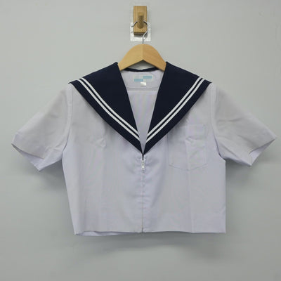 【中古】愛知県 鬼崎中学校 女子制服 2点（セーラー服・スカート）sf024416