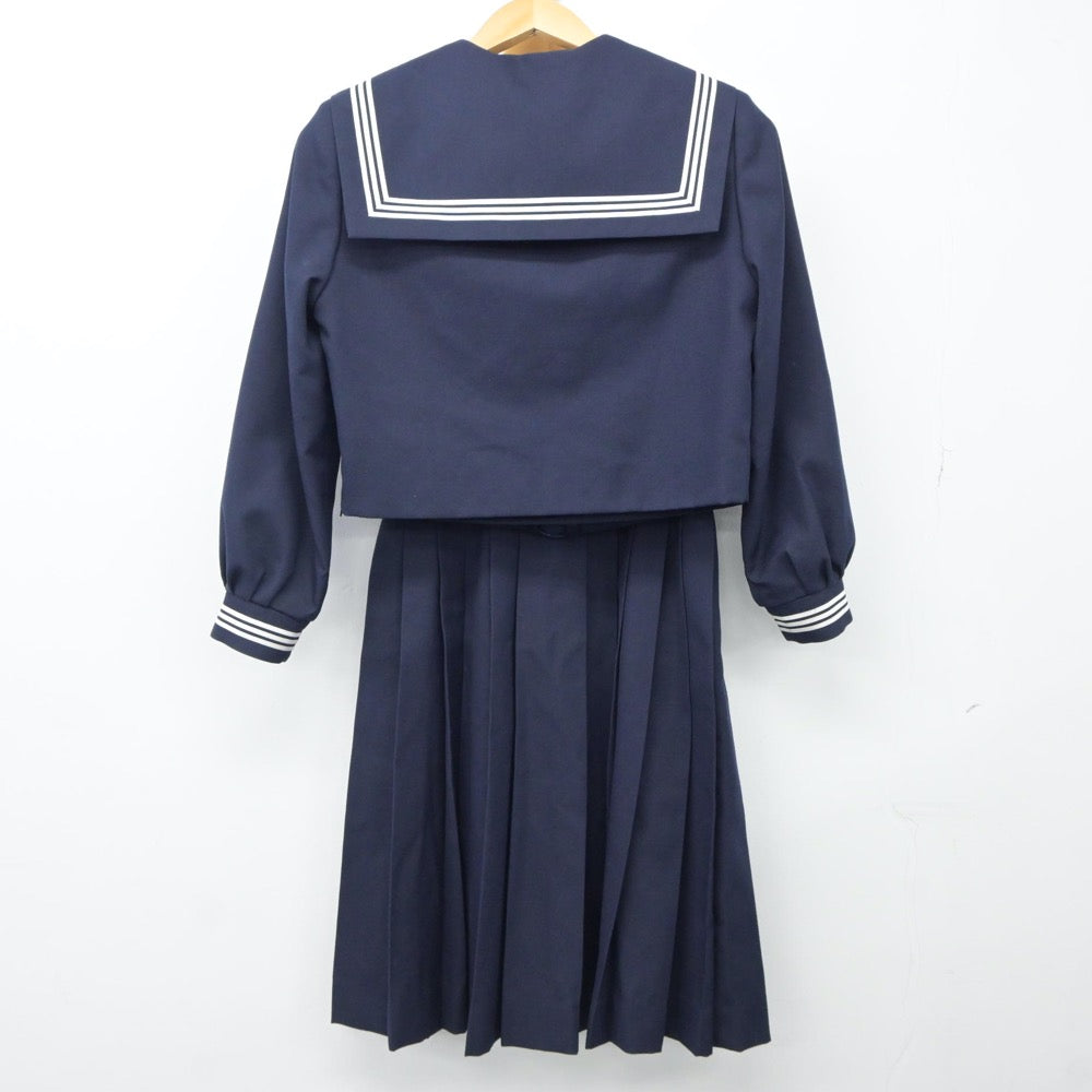 【中古】東京都 上板橋第三中学校 女子制服 4点（セーラー服・ジャンパースカート）sf024424