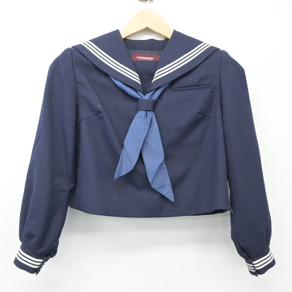 【中古】東京都 上板橋第三中学校 女子制服 4点（セーラー服・ジャンパースカート）sf024424