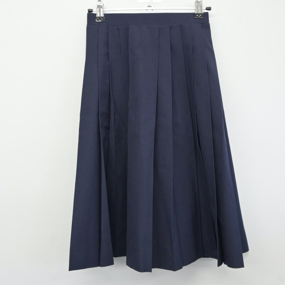 【中古】東京都 上板橋第三中学校 女子制服 2点（ニットベスト・スカート）sf024430