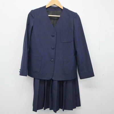 【中古】神奈川県 大野南中学校 女子制服 2点（ブレザー・スカート）sf024432