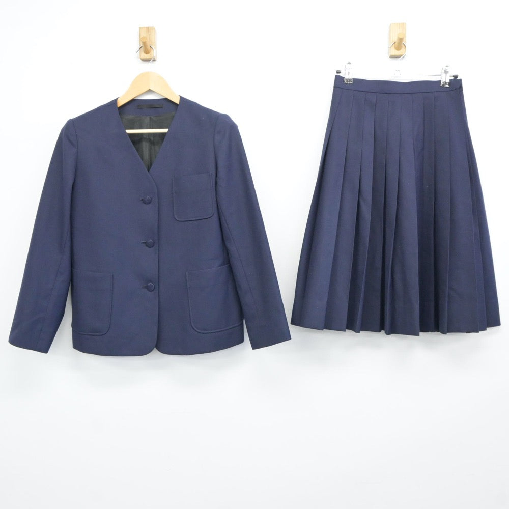 【中古】神奈川県 大野南中学校 女子制服 2点（ブレザー・スカート）sf024432