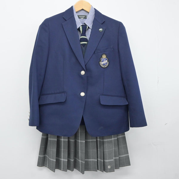 中古制服】東京都 武蔵野大学高等学校 女子制服 6点（ブレザー・シャツ・ベスト・スカート）sf024438【リサイクル学生服】 | 中古制服通販パレイド