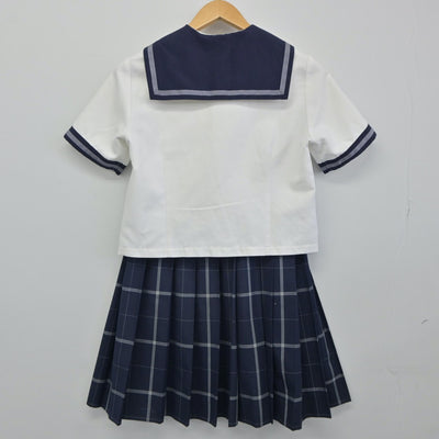 【中古】東京都 武蔵野大学高等学校 女子制服 4点（セーラー服・シャツ・スカート）sf024439