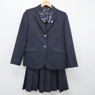 【中古】埼玉県 大妻嵐山女子高等学校 女子制服 5点（ブレザー・スカート）sf024442