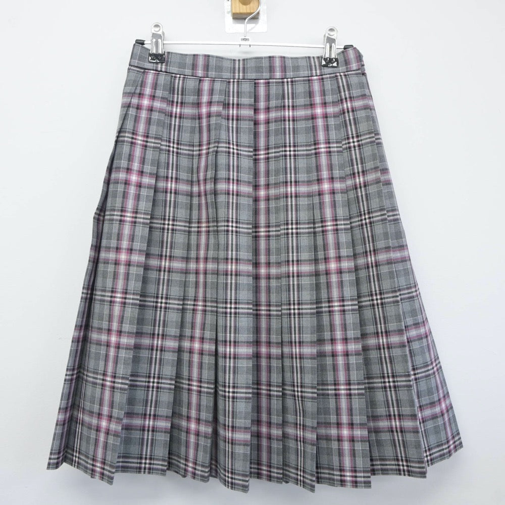 【中古】埼玉県 大妻嵐山女子高等学校 女子制服 3点（シャツ・ニットベスト・スカート）sf024443