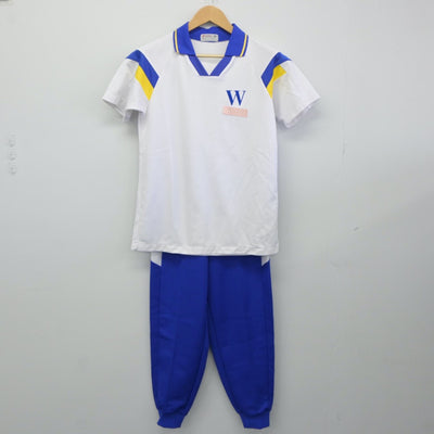 【中古】富山県 和合中学校 女子制服 3点（ジャージ 上・体操服 上・ジャージ 下）sf024447