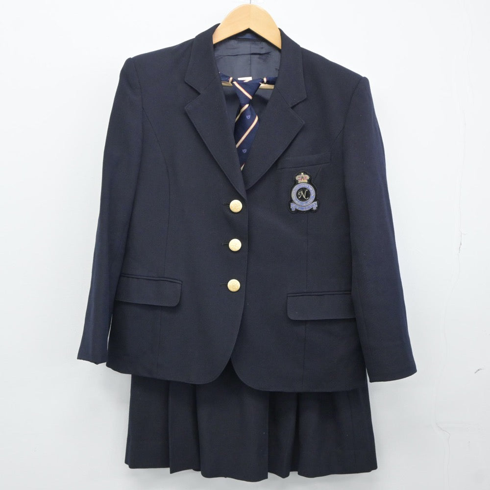 【中古】東京都 日本女子体育大学附属二階堂高等学校 女子制服 3点（ブレザー・スカート）sf024454