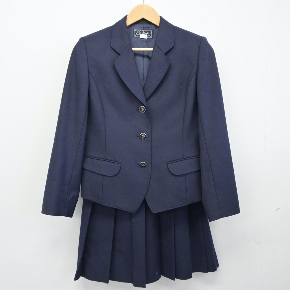 【中古】神奈川県 相模女子大学高等部 女子制服 2点（ブレザー・スカート）sf024464