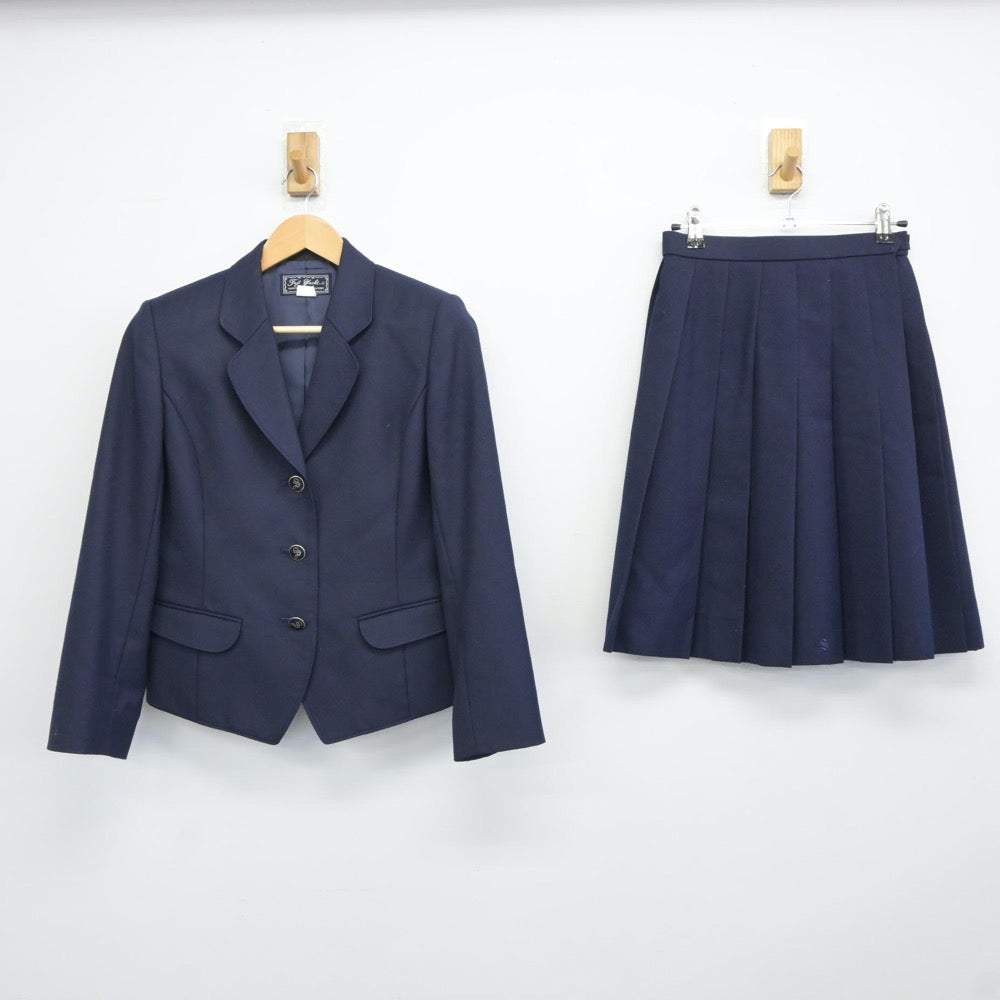 【中古】神奈川県 相模女子大学高等部 女子制服 2点（ブレザー・スカート）sf024464