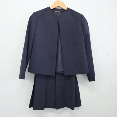 【中古】神奈川県 戸塚中学校 女子制服 2点（ブレザー・スカート）sf024468