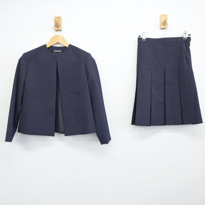 【中古】神奈川県 戸塚中学校 女子制服 2点（ブレザー・スカート）sf024468